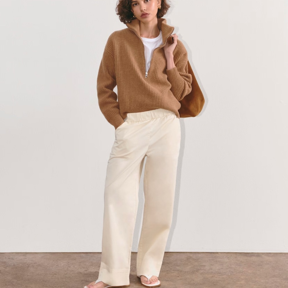 Everlane The Easy Pant Women's Cream Chinos SZ 6